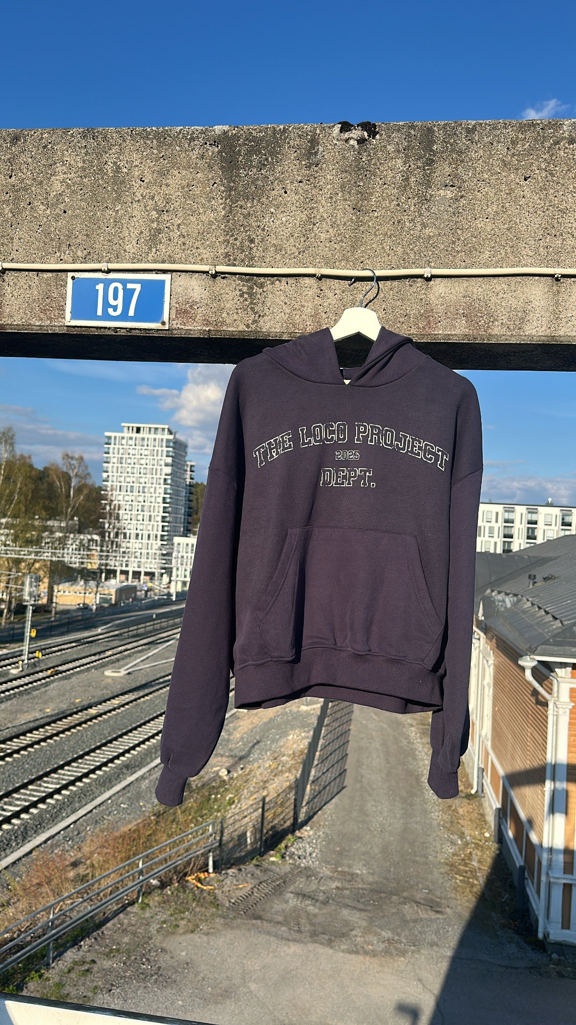 "THE LOCO PROJECT" Navy hoodie (only hoodie)