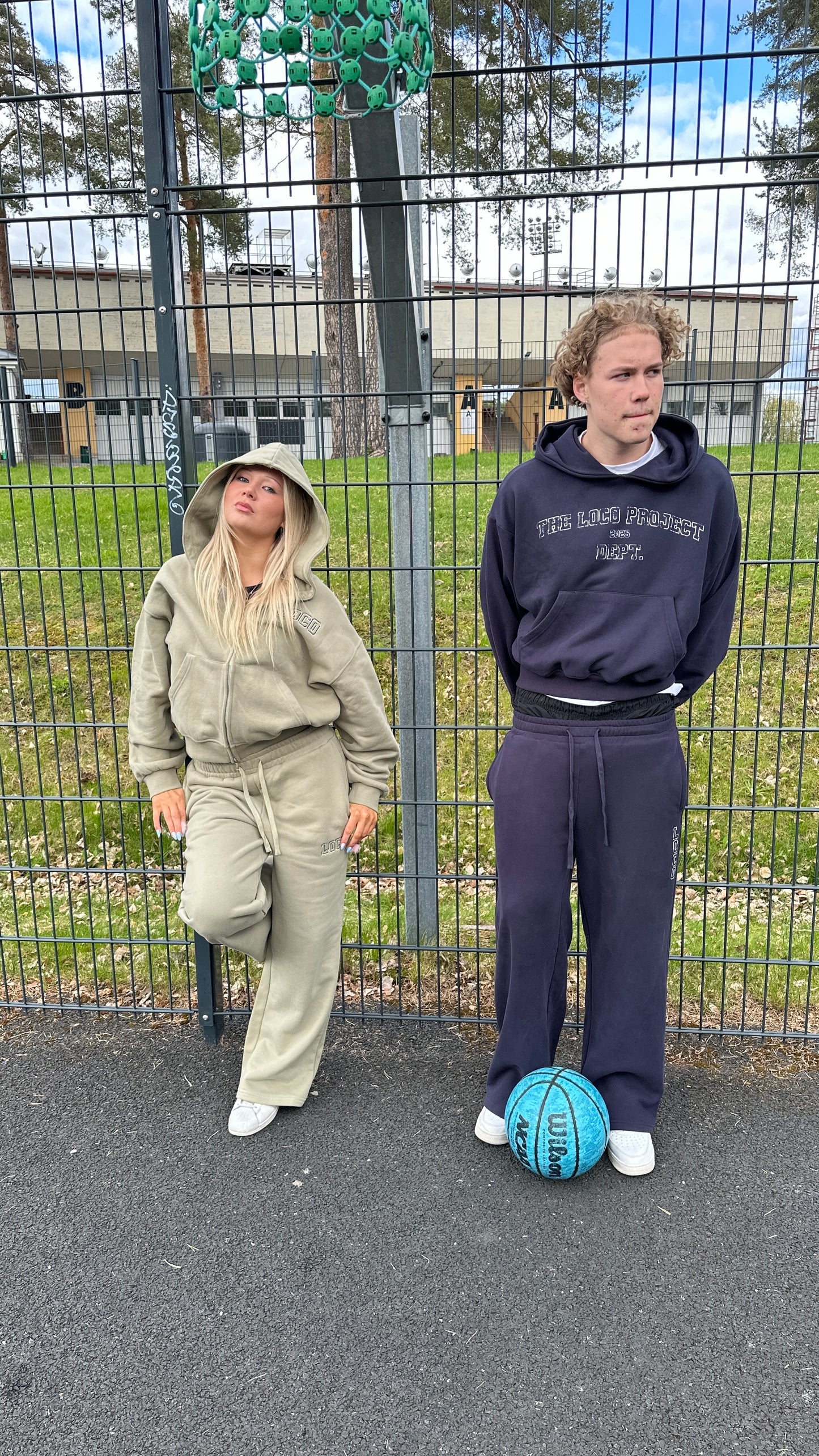 LOCO light olive tracksuit