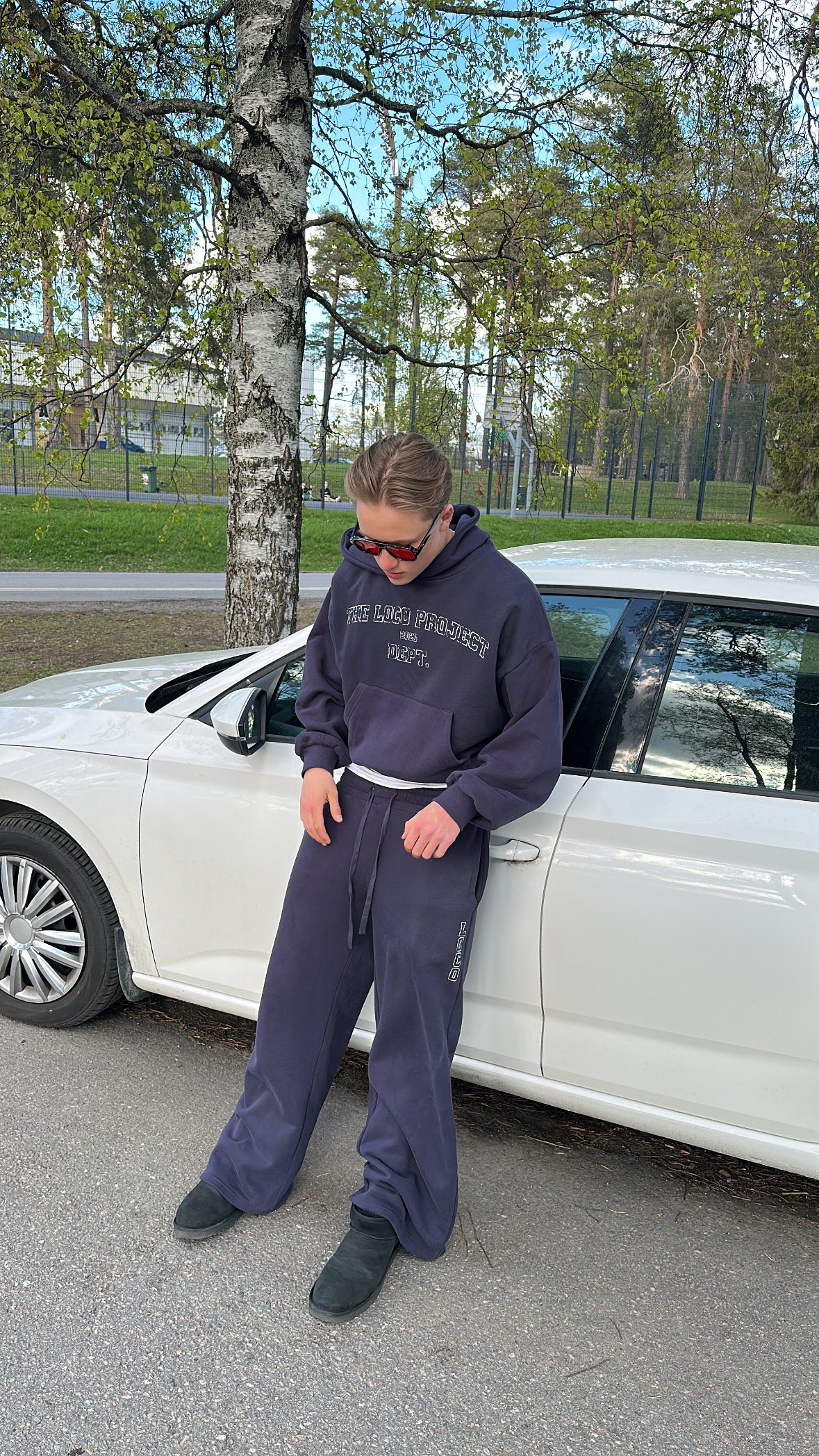 "THE LOCO PROJECT" Navy Tracksuit
